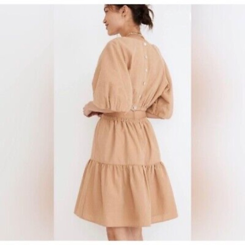 BRAND NEW Madewell Open Back Camel Dress